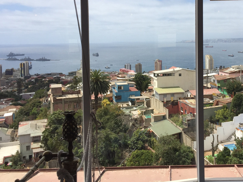 La Sebastiana - view from Neruda’s bedroom 