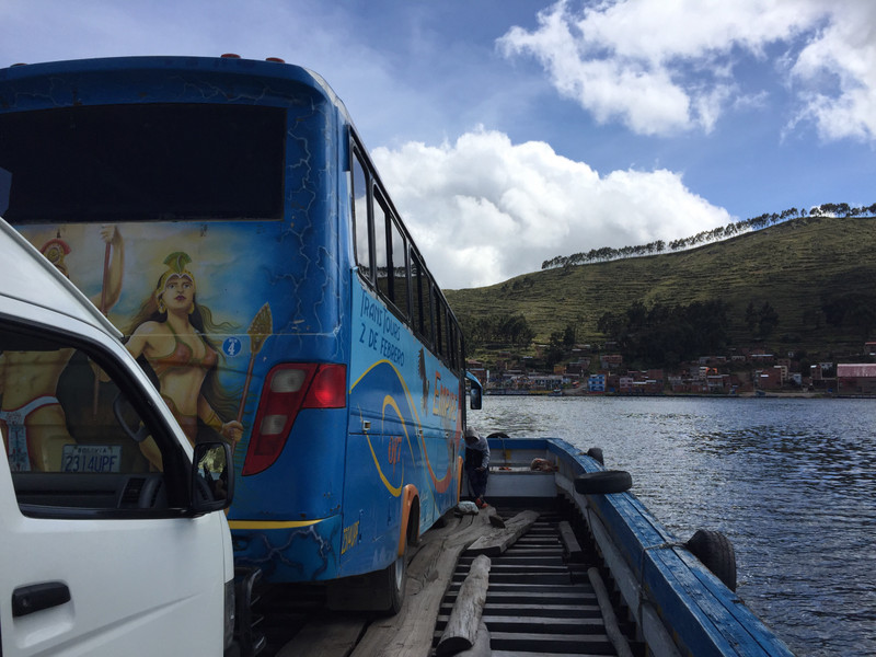 Ferry across Lake Titicaca 