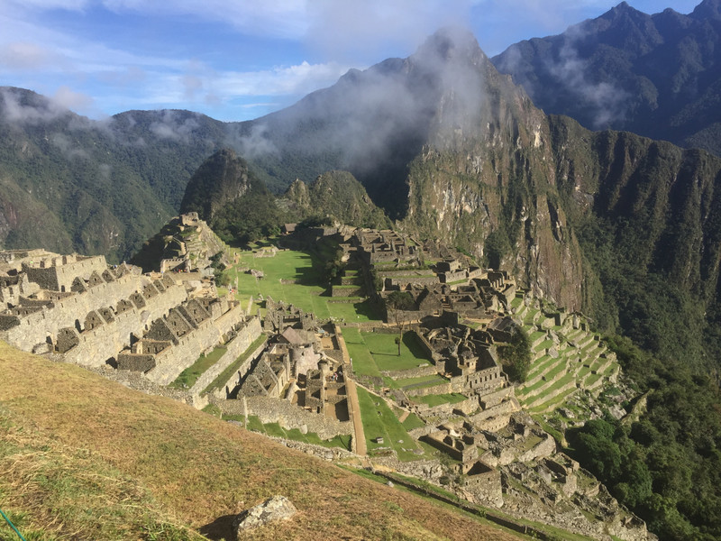 View over Machu Picchu 