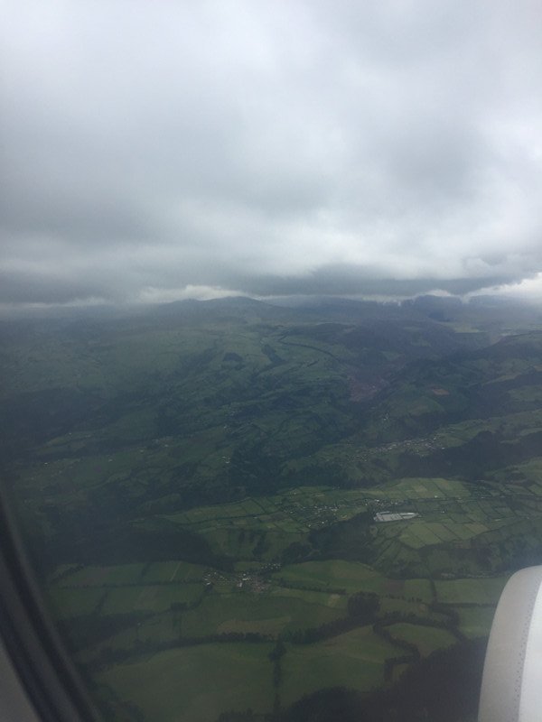 Landing in Quito