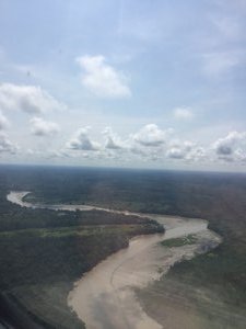 Flying over the Amazon 