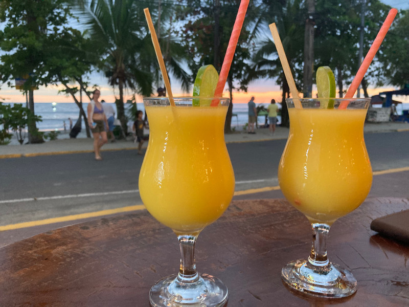 Sunset cocktails 