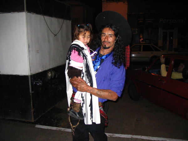 Local Gaucho and his daughter
