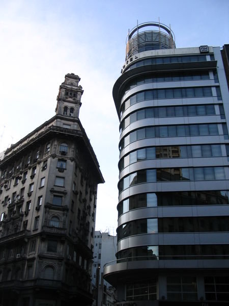 Historic and modern architecture