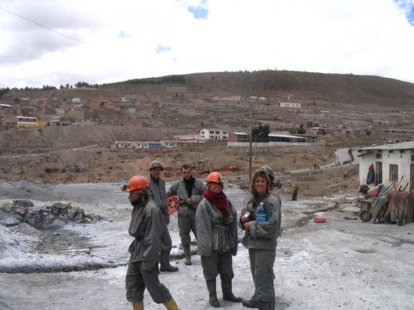 miners on a break
