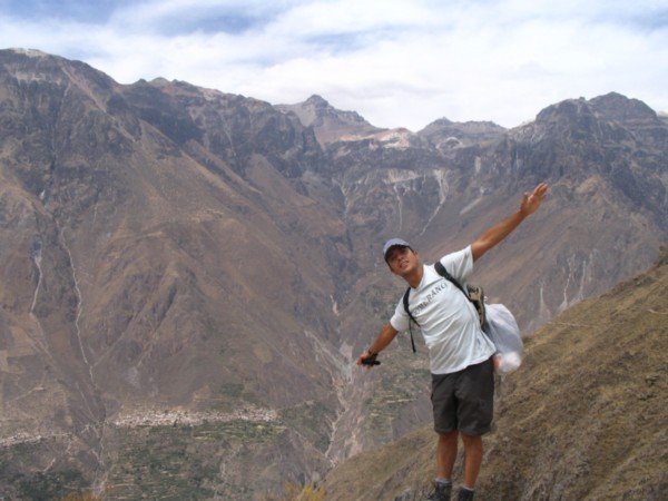 on top of Colca
