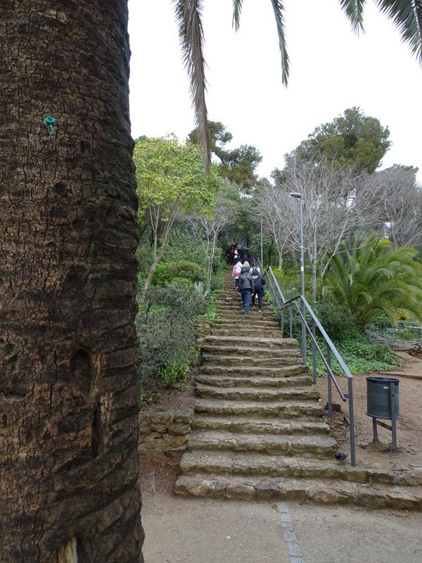 Park Guell - steps I didn't climb!