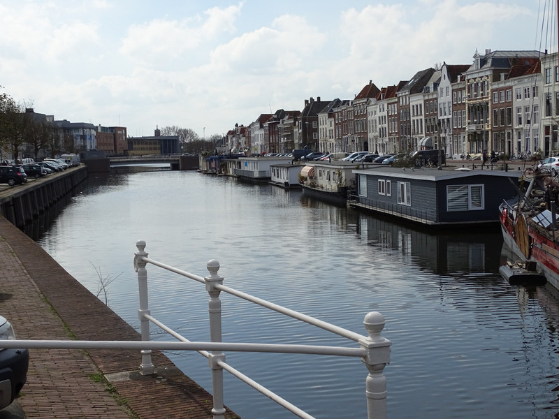 Canal, & house boats in Middelburg