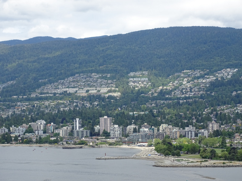 Looking across Burrard inlet to West Vancouver