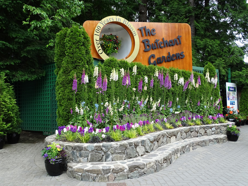 Entrance to The Butchart Gardens