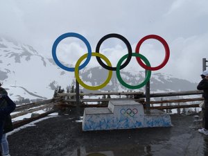 Olympic Rings at the top
