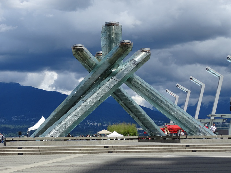 Olympic Cauldron in Canada Place