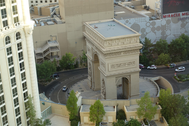 Arc de Triomphe from our window