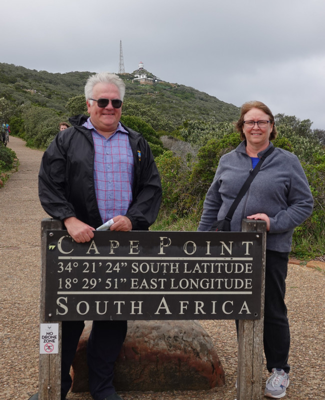 Guess who we ran in to at Cape Point!