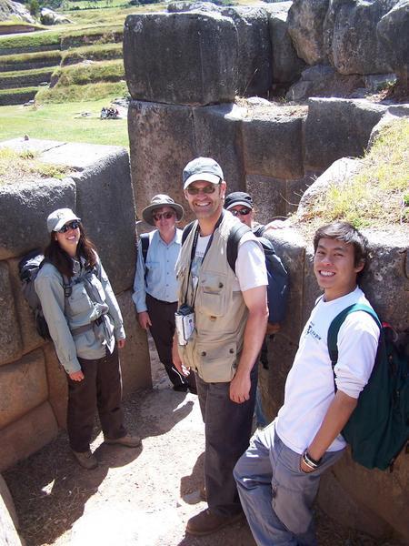 Inca ruins on the way to Salkantay