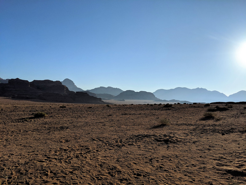 Desert in the morning