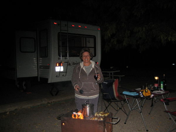 A BBQ @ Capitol Reef Camp ground