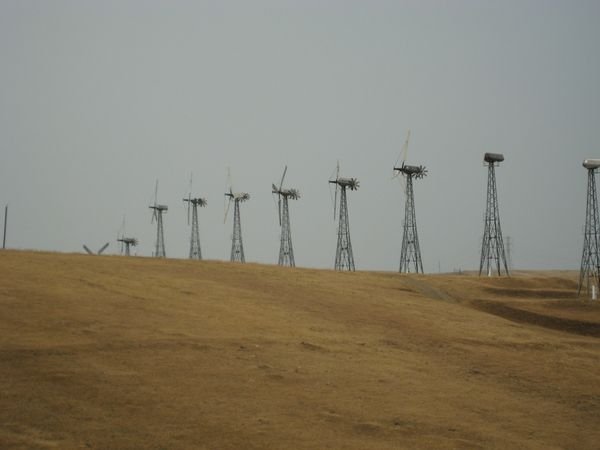 Modern windmills for alternatve energy is 'taking off'