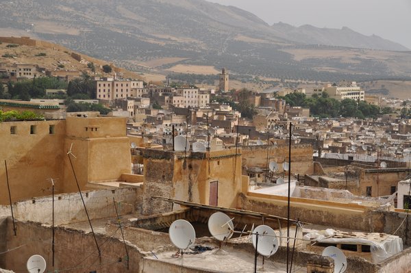 The rooftops of Fez
