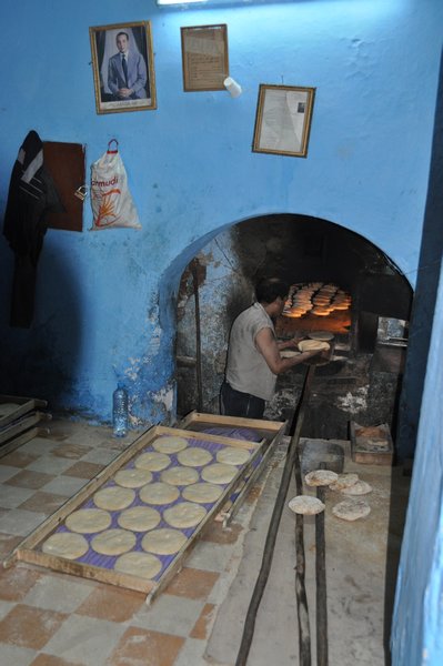Baking Medina residents bread for them