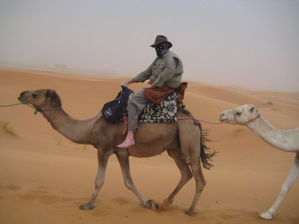 Barefoot on a Camel