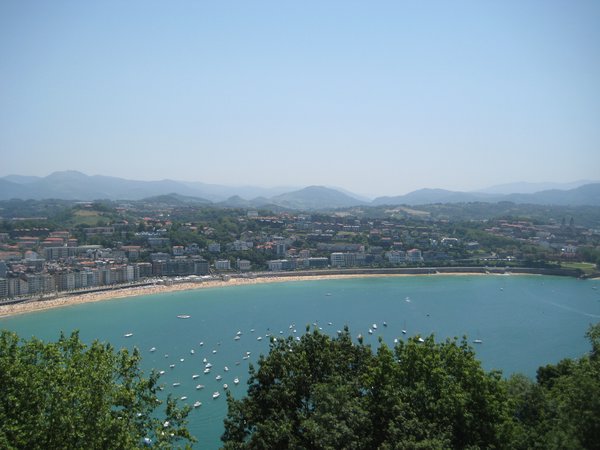 The bay at San Sebastian