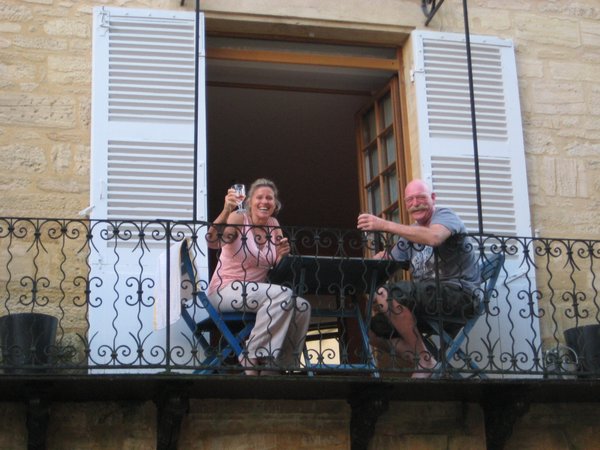 Our Balcony in Sarlat