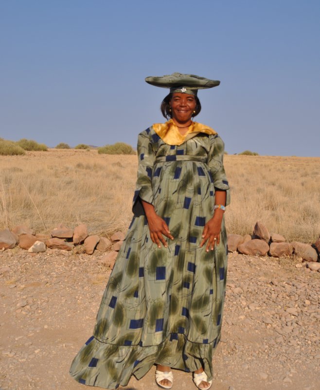 Herero dress taken from past influence.