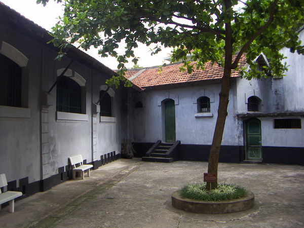 Prison courtyard