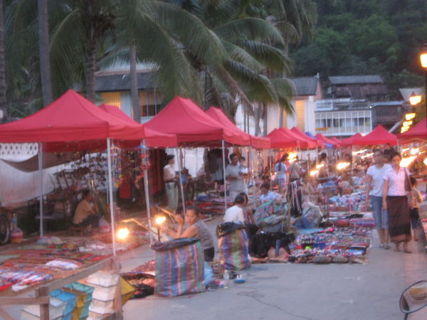 Market in Luang Prabang