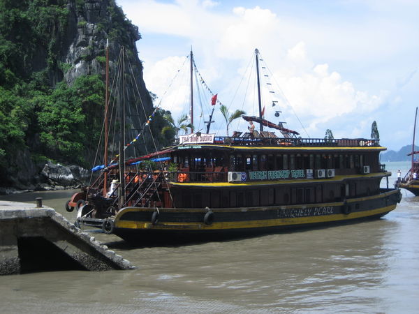 Our boat at Ha Long Bay