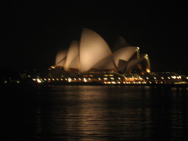 The Opera House at night...