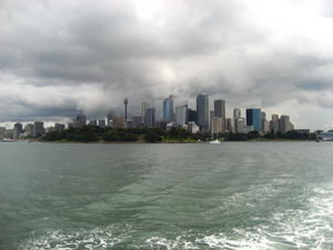 The city from Manly ferry.