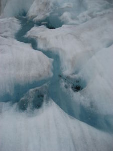 A crack in the glacier...