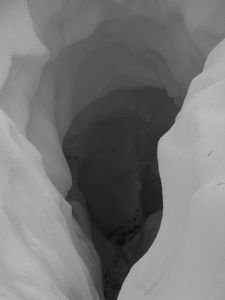 Glacier hole..