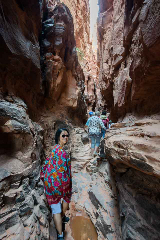 Wadi Rum - slot canyon