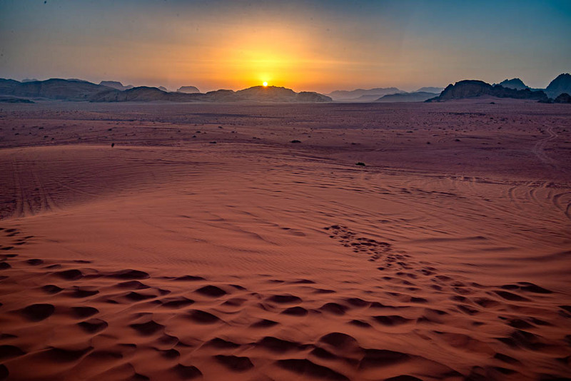 Wadi Rum - Sunset