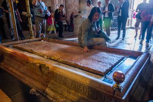 Church of the Holy Sepulchre - Anointing Stone