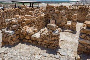 Masada - Essenes village ruins