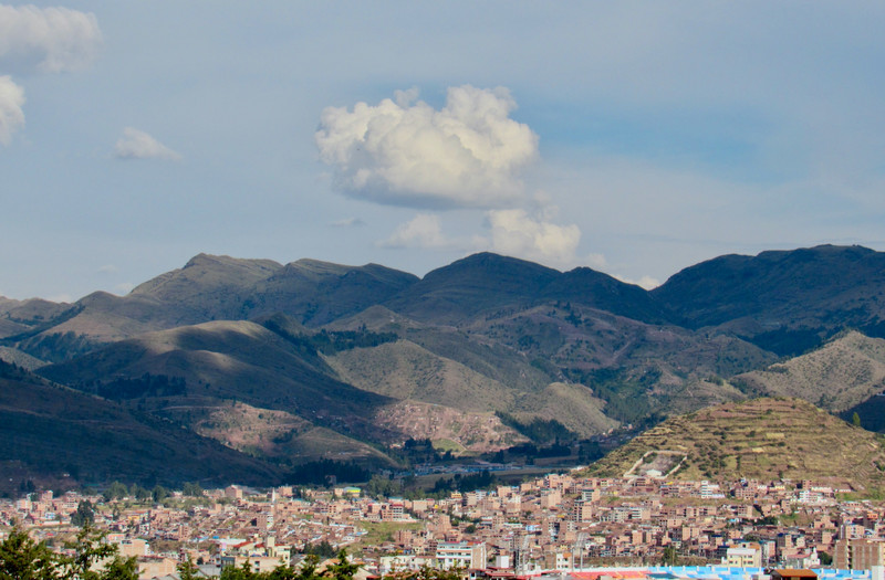 The hills above Cusco