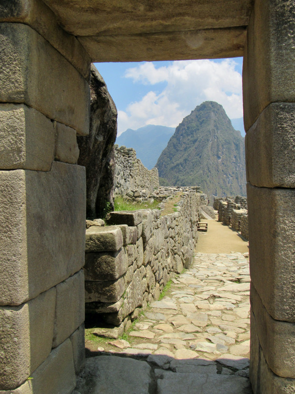 The main entrance to Machu Picchu