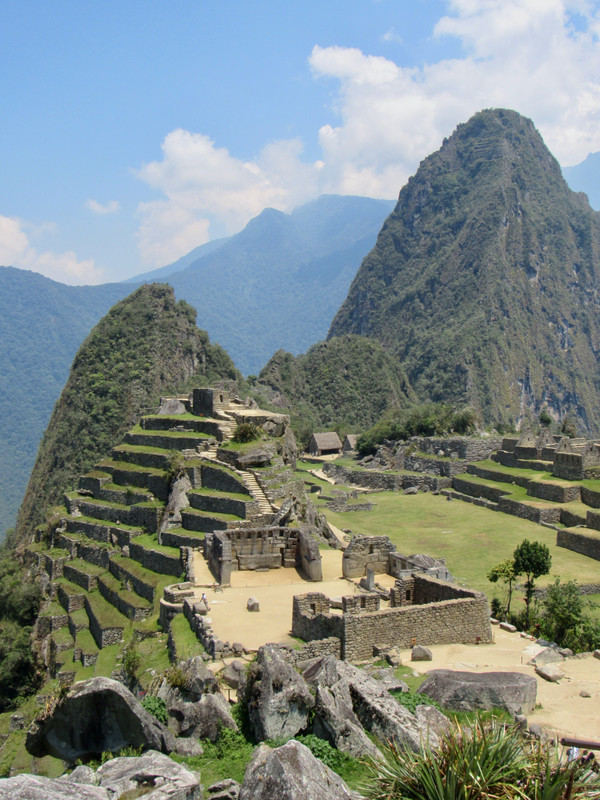 No tourists at Machu Picchu