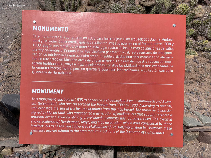Archeological Monument Explanation