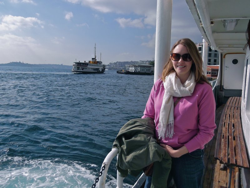 Julie on the Bosphorus