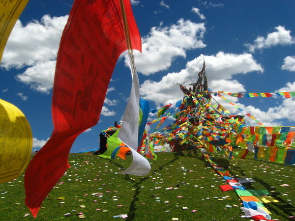 drapeaux tibetains