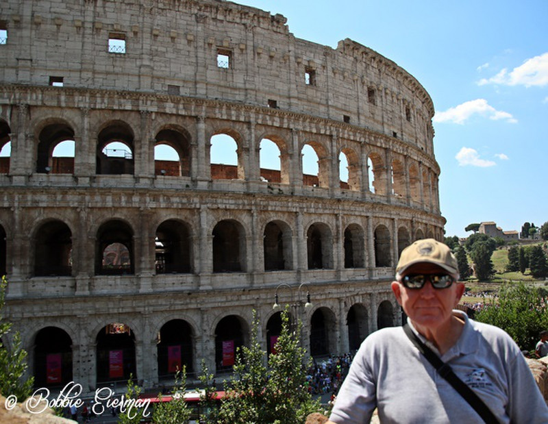 Fred at the Colosseum