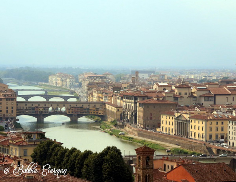 Ponte Vecchio from the overlook
