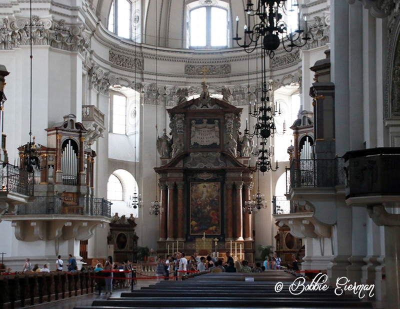 Inside the Salzburg Cathedral
