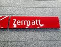 Zermatt Sign