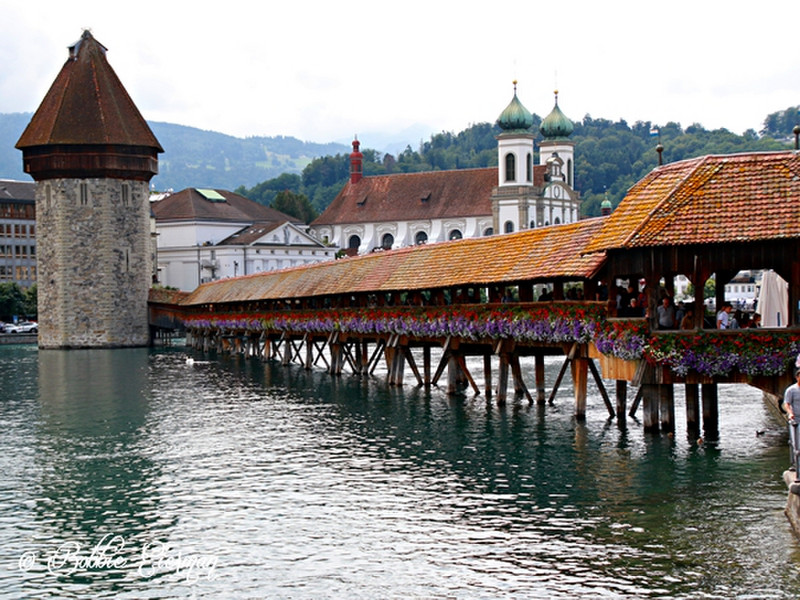 Wooden Bridge in Lucerne